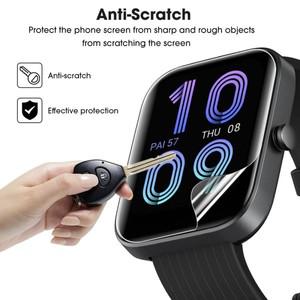 호환품 Huami Amazfit Bip 6 Smartwatch 화면 보호기 용 스크래치 방지 하이드로 겔 필름 커버 유리가 아님