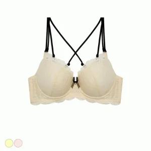 에블린 [로맨틱] 블랙 리본 포인트 블린 노와이어 브라 EBBRF2315M EBBRF2315M [RMT]