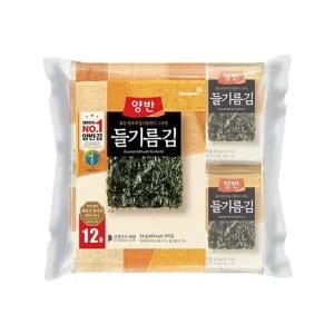 양반 들기름 식탁김 12봉(9장) 4개(총48봉)