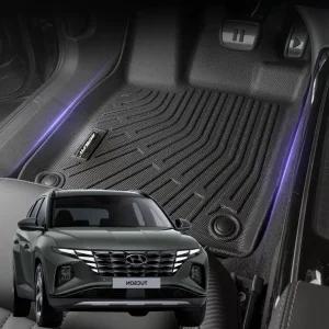 현대 투싼 NX4 리얼핏 카매트 논슬립 방수 TPE 실내매트