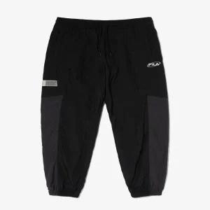 [휠라](광주신세계)[FILA] 크링클 메쉬안감 컬러블럭 조거팬츠 (FS2WPG1103X_BLK)