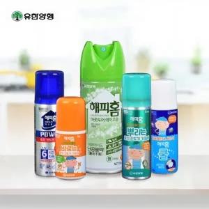 양행 해피홈 아웃도어 뿌리는모기약 바르는모기약 모기기피제 퇴치제