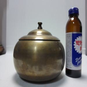 황동 가마요강 지름14cm무게632g 단초마을 골동품/수집품/도자기
