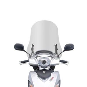 하 스즈키 VF100 방풍 윈드실드 스탠드 스틸 투명 35cm 윈드스크린 스테인레스
