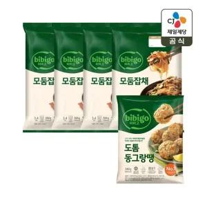 비비고 잔칫집모둠잡채 644g x4개+도톰 동그랑땡 340g x1개