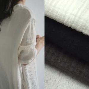 코튼면 이중거즈 요루주름원단 천연염색 프레시3종