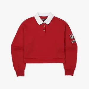 [휠라](광주신세계)[FILA] 테니스 헤리티지 카라 긴팔 티셔츠 (FS2TLF1311F_HRD)