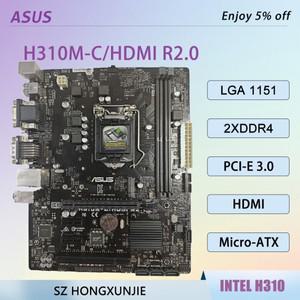 [로로구대]ASUS H310M-C/HDMI R2.0 H310 메인보드 LG 호환A 1151v2 지원 Intel Core i5-8400 i3-8100 DDR4