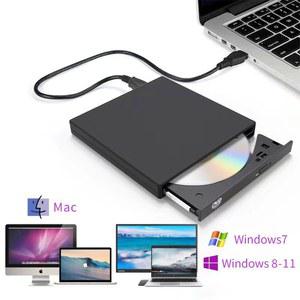 cd 리더기 롬 외장 초박형 DVD 드라이브 USB 노트북 데스크탑 범용 버너 모바일 외부 보호 RW 가능