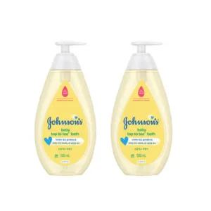 존슨즈 베이비 탑투토 바스 바디워시 바스앤샴푸 키즈 어린이 500ml, 2개