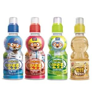 뽀로로 음료수 밀크맛6개 딸기맛6개 샤인머스캣6개 보리차6개 235ml 24개