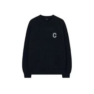 커버낫 COVERNAT 미들 C로고 니트 Dark Navy CO2503KT01DN 362705