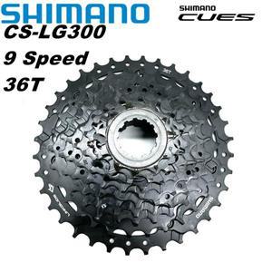 SHIMANO LINKGLIDE 카세트 9단 CS-LG300-9 11-36T 큐 U4000 시리즈 스프로킷 9V 9S Origibal 자전거 부품