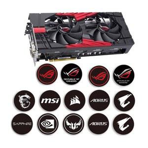 팬 로고 스티커 그래픽 카드 컴퓨터 호스트 노트북 명예의 전당 플레이어 ROG