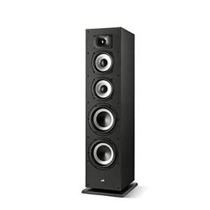 Polk Monitor XT70 대형 타워 스피커 - 고해상도 오디오 인증, Dolby Atmos & DTS:X 호환, 1인치 트위터, (2) 6.5인치 동적 균형 우퍼, 8인치 패시브 라디에이터(싱글, 미드나잇 블랙)