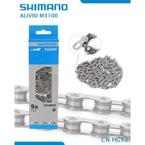 자전거 체인 체커 시마노 ALIVIO HG53 M3100 9단 116L 링크 MTB 부품 초좁은 하이퍼글라이드