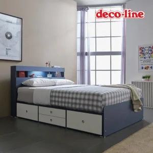 코넬 피카 LED 더블 수납 침대+독립매트 DKN084C (착불)