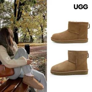 [UGG]어그 클래식 미니 II 여성 아동 겨울 스웨이드 부츠 체스트넛 1017715K / 1016222 2종택일
