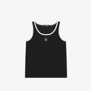 시티브리즈 여성 심볼 로고 배색 슬리브리스 BB CTH2TS06 BK MG BL