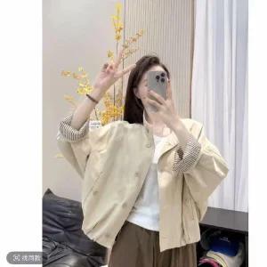 솔저스여성 가을 아우터 캐주얼 스트라이프 재킷 상의 코트 OPH3