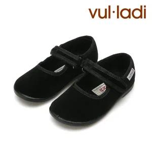 [트래드후스](본점)[VULLADI] 불라디 벨벳 여아구두 벨벳메리제인 1800 블랙 VU1800J3BK by 트래드후스