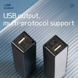 1셀 USB 배터리 없음 5V1A 18650 보조베터리 케이스 내구성 미니 소형 블랙 키트 용접 충전 DIY 휴대용 재