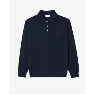 매장정품 라코스테 LACOSTE 브랜드관 센텀점구매시 제습제증정남성 긴팔 스웨터 폴로 AH880E-55N 166네이비