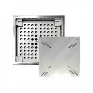 삽입형 타일형 냄새차단 스텐 유가 하수 배수트랩 바닥