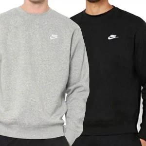 [하프클럽/나이키]나이키 맨투맨 남녀공용 프렌치테리 긴팔티 NSW 클럽 스우시 크루 티셔츠 BV2666