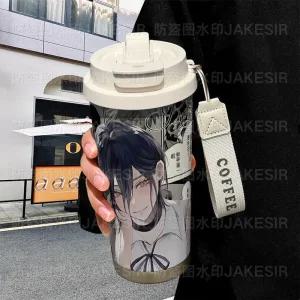 체인소맨 레제 텀블러 체인소 애니메이션 굿즈 대용량 휴대용 물통