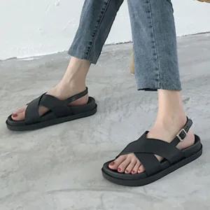 인기상품 엑스 스트랩 슬리퍼 미들굽 발편한 샌들 여름 신발 [WA8DDA8_250918]