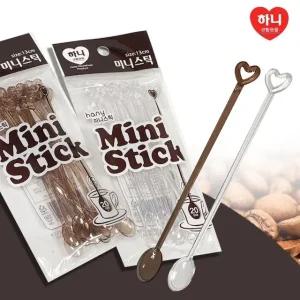 고품질 하니 미니스틱20p 13cm 티스푼 스틱 커피막대 머들러 (WD418F5)