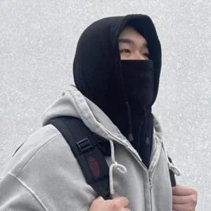 [콩심팥심]후드넥워머 일체형 디테일 구성 겨울 남녀공용 따뜻한