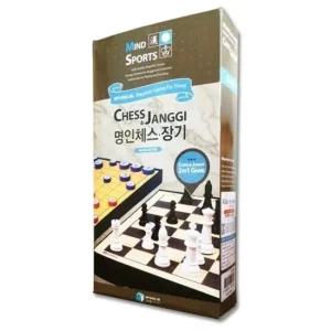 소모품 명인 M-259 1개 체스+장기 290x285 중형접이식 휴대용자석보드게임 자재