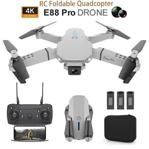2024  E88 프로 WIFI FPV 드론 광각 HD 4K 1080P 카메라 높이 RC Foldable Quadcopter Dron 헬리콥터  을