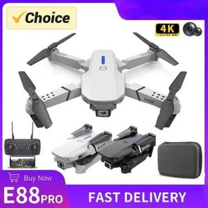 2025  E88 프로 WIFI FPV 드론 광각 HD 4K/1080P 카메라 높이 접이식 Quadcopter RC 헬리콥터  을 잡아