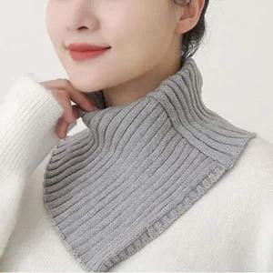 [콩심팥심]겨울 여성 고급 니트 트렌드 넥워머 카라 목폴라 페이