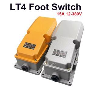 공작 기계 제어 실버 접촉 LT4 풋 스위치 알루미늄 케이스 트레들 페달