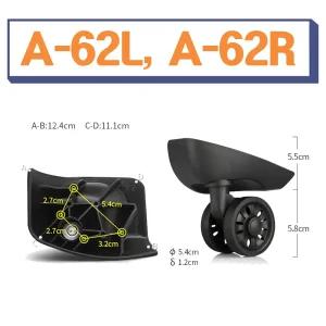 A-62R A-62L A-62 샘소나이트 아메리칸투어리스터 캐리어 바퀴 수리 교체 호환 부품 