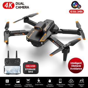 S91 4K 전문 장애물 회피 듀얼 카메라 RC 쿼드콥터 드론 FPV 5G 와이파이 장거리 원격 제어 헬리콥터