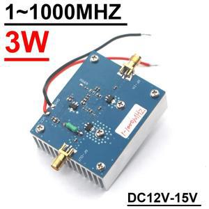 1~1000M 3W 무선 주파수 출력 증폭기 신호 송신기 아마추어 AM FM VHF UHF 중단파 드론 무전기 LORA 헬륨