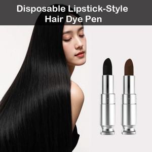 블랙 브라운 호환 일회용 임시 헤어 염색 펜 립스틱 커버리지 분필 퀵 스타일 화이트 컬러링 I1R9