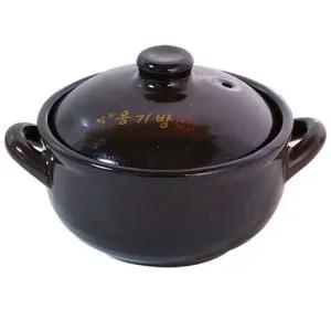 황토 옹기방 내열냄비(찜기) 뚝배기 도자기 계란찜 사기 가정용
