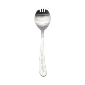 리빙랜드 해피스마일 스푼 겸 포크 1P 수저 숟가락 스푼 양식기 스텐레스