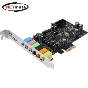 고품질 (Netmate) PCIe 7.1채널 사운드카드(슬림PC겸용) (WD58488)