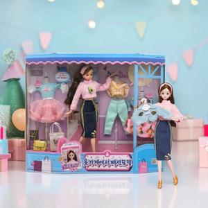 열일곱미미 옷가게에서 패션모델 관절 미미 인형 마론 캐릭터 역할놀이 옷입히기 코디놀이
