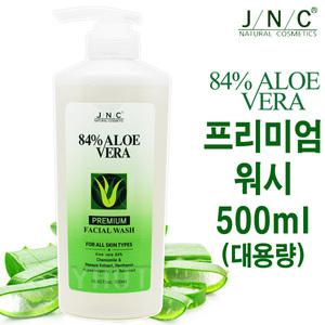 JNC 알로에 베라 프리미엄 훼이셜 워시 500ml/대용량