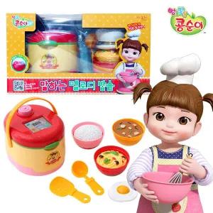 [무료배송]콩순이 말하는 멜로디 밥솥세트(소꿉놀이포함) / 10가지 음성지원