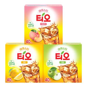 동서 아이스티 티오 40T 3개 / 복숭아 레몬 애플
