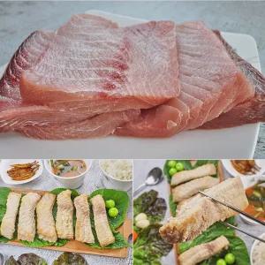 포항 죽도시장 자연산 돔배기 추석 상차림 제사 음식 주문 산적 제수용 상어 고기 1kg